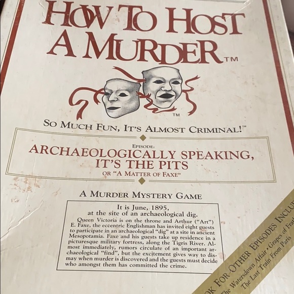 How to Host a Murder: Archaeologically speaking... - Picture 1 of 1